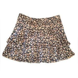 Reiss floral ruffle skirt SZ US 8/UK 12 LIKE NEW